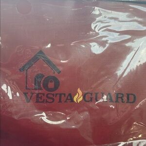 Red Fireproof Document Bag with Velcro (NEW)